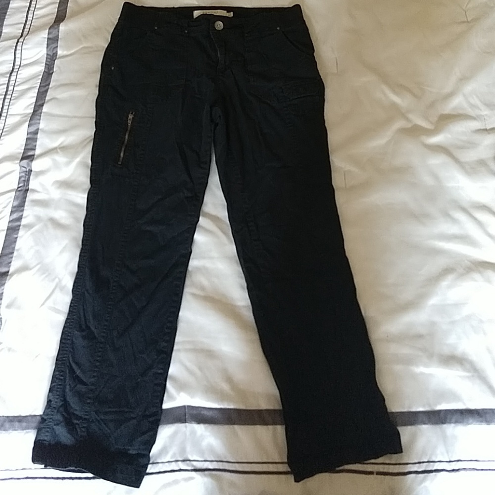 Sonoma cotton straight mid-rise capris